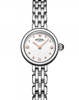 Rotary Ladies Crystal Set Stainless Steel Bracelet Watch (LB05052/02)