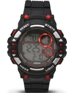 Sekonda Gents Alarm Chronograph Resin Strap Watch (1103)